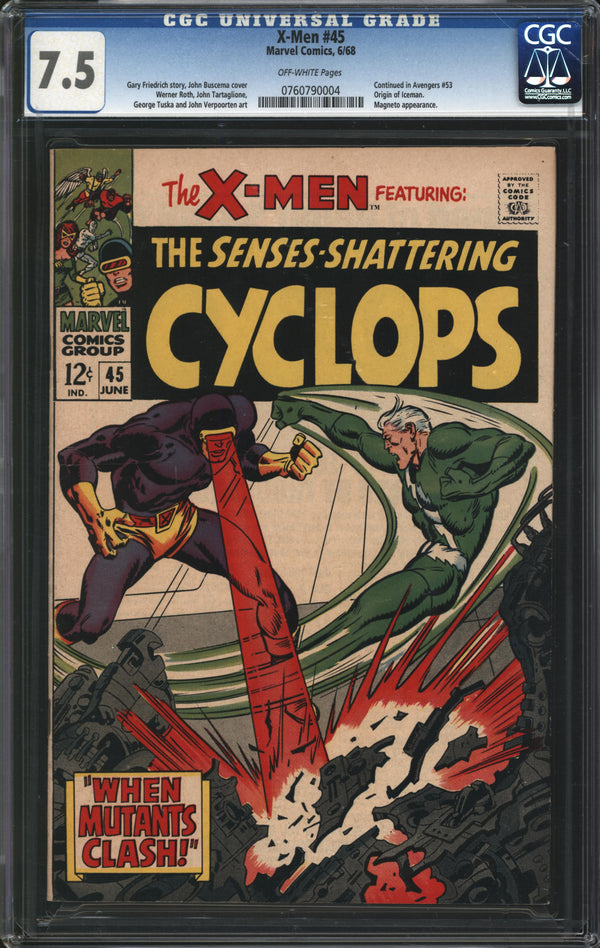 X-Men (1963) # 45 CGC 7.5 VF-