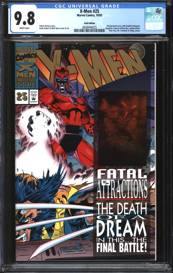 X-Men (1991) #25 Gold Edition CGC 9.8 NM/MT