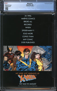 Wizard (1991) #1 San Diego Comic-Con Edition CGC 9.6 NM+