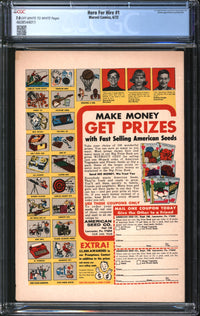 Hero For Hire (1972) # 1 CGC 7.0 FN/VF