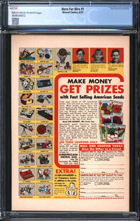 Hero For Hire (1972) # 1 CGC 7.0 FN/VF