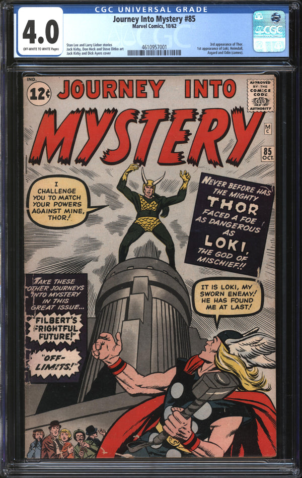 Journey Into Mystery (1952) # 85 CGC 4.0 VG