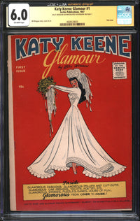 Katy Keene (1957) #1 CGC x JSA Signature Series 6.0 FN Signed Billy Woggon
