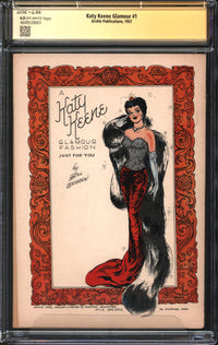 Katy Keene (1957) #1 CGC x JSA Signature Series 6.0 FN Signed Billy Woggon