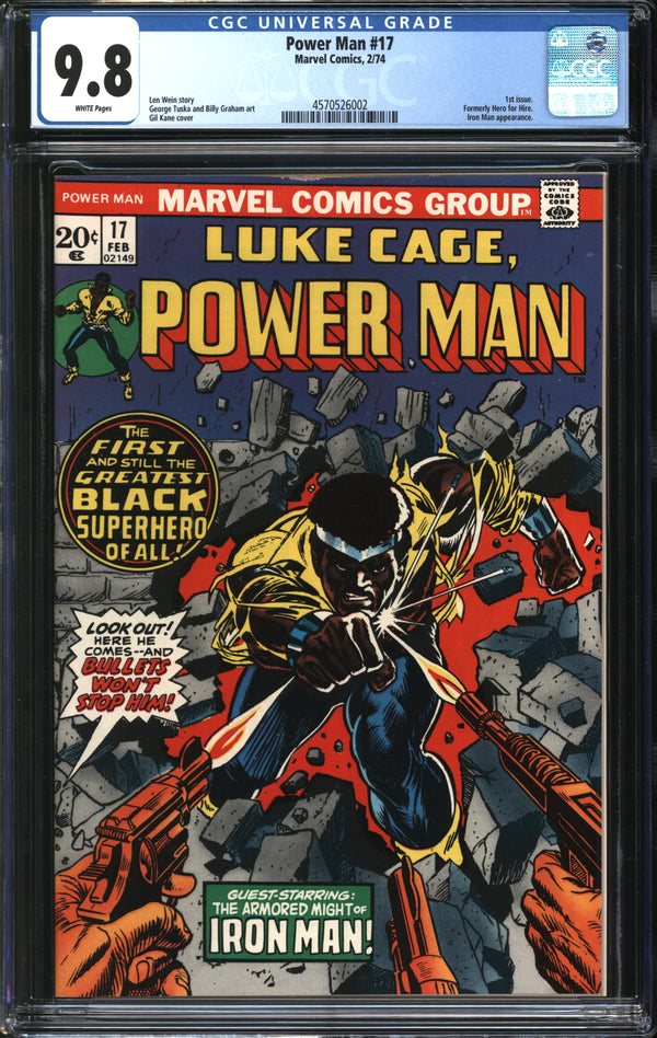 Power Man (1974) #17 CGC 9.8 NM/MT