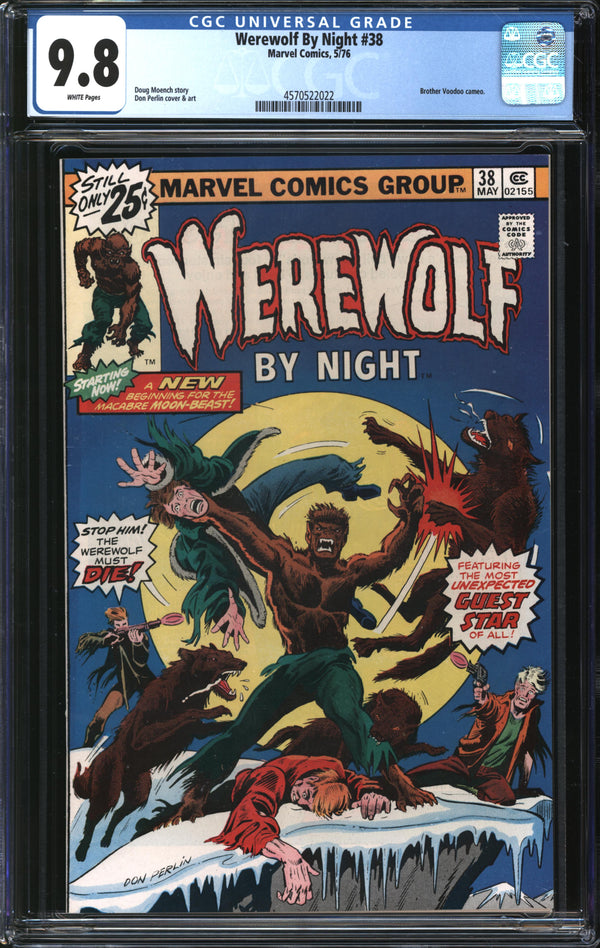 Werewolf By Night (1972) #38 CGC 9.8 NM/MT