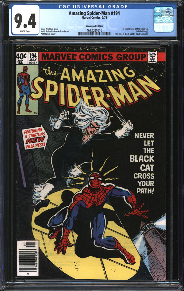 Amazing Spider-Man (1963) #194 Newsstand Edition CGC 9.4 NM