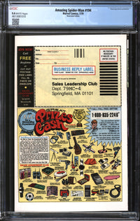 Amazing Spider-Man (1963) #194 Newsstand Edition CGC 9.4 NM