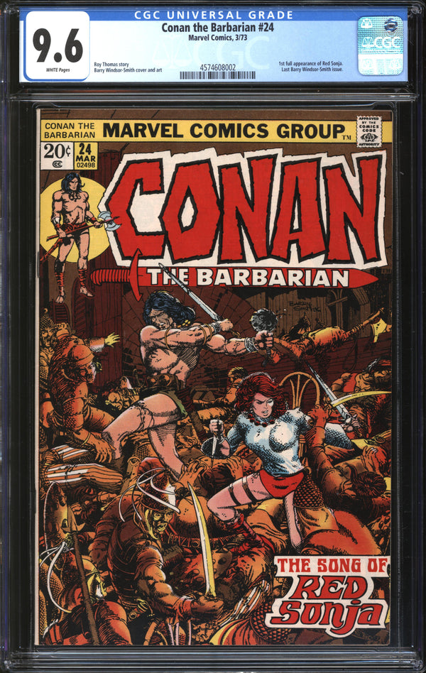 Conan The Barbarian (1970) # 24 CGC 9.6 NM+