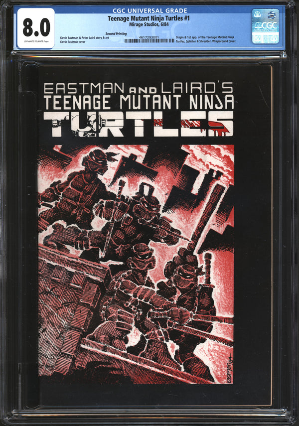 Teenage Mutant Ninja Turtles (1984) # 1 Second Printing CGC 8.0 VF