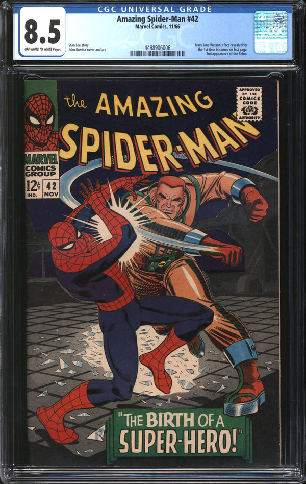 Amazing Spider-Man (1963) # 42 CGC 8.5 VF+