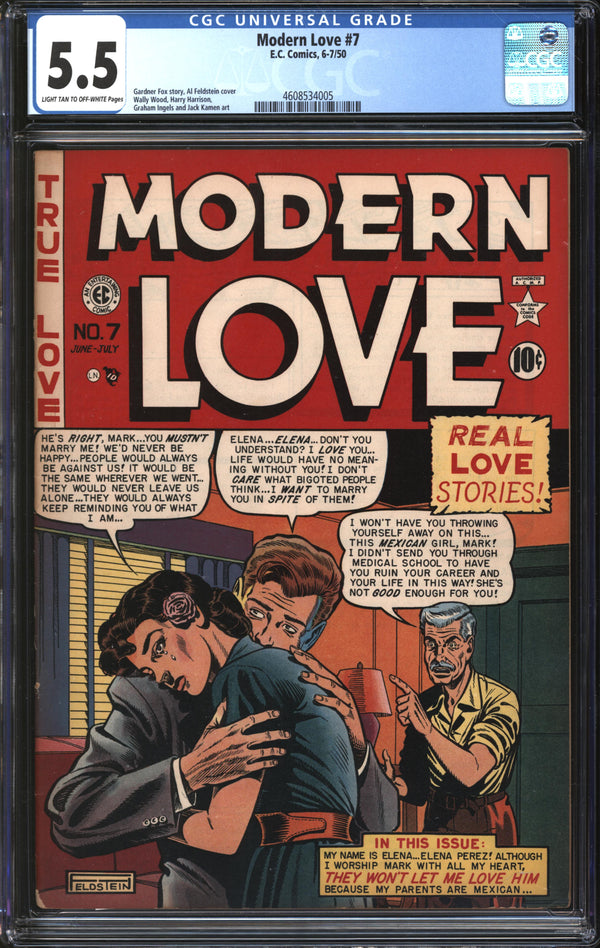 Modern Love (1949) #7 CGC 5.5 FN-