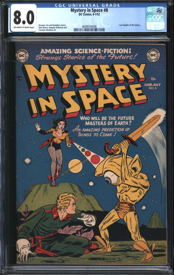 Mystery In Space (1951) # 8 CGC 8.0 VF