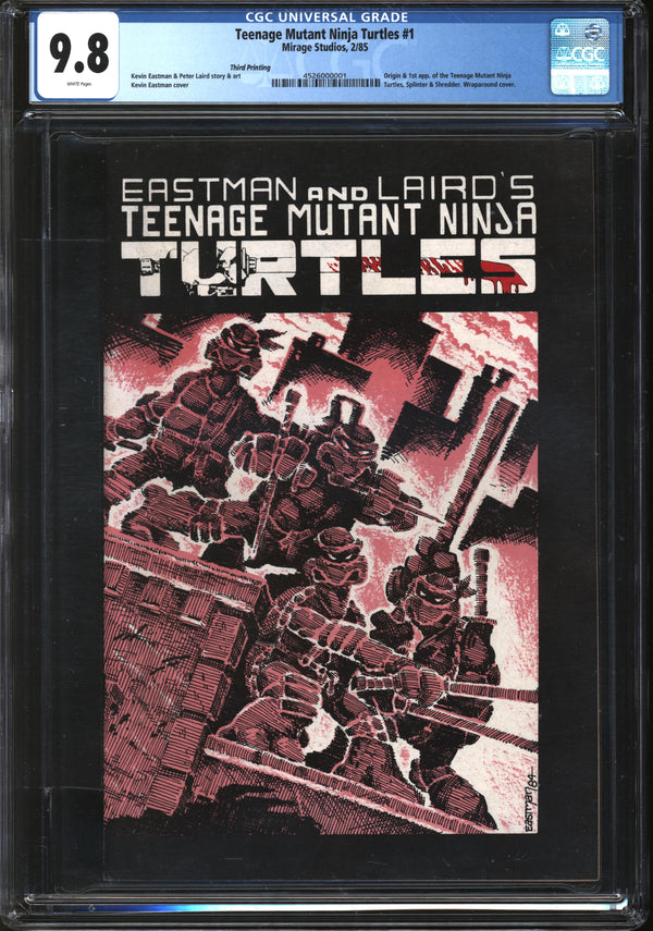 Teenage Mutant Ninja Turtles (1984) # 1 Third Printing CGC 9.8 NM/MT