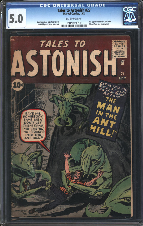Tales To Astonish (1959) #27 CGC 5.0 VG/FN