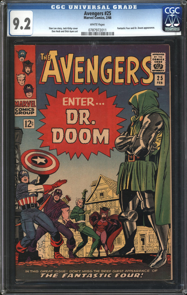 Avengers (1963) # 25 CGC 9.2 NM-