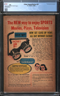 Crime SuspenStories (1950) #22 CGC 3.0 GD/VG