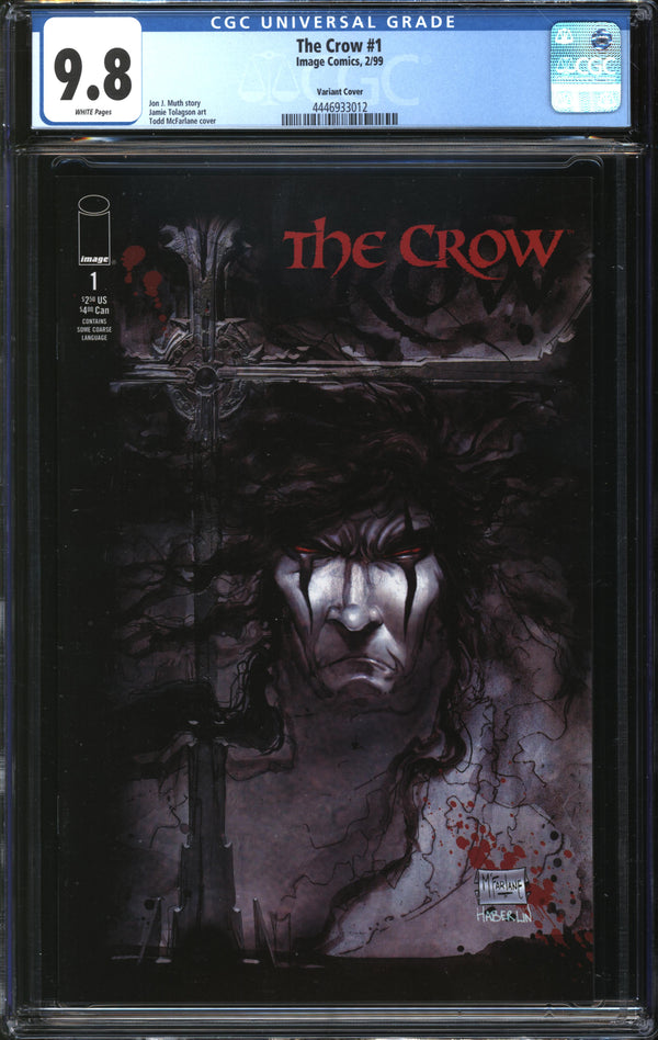 Crow, The (1999) #1 Todd McFarlane Variant CGC 9.8 NM/MT