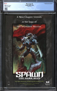 Crow, The (1999) #1 Todd McFarlane Variant CGC 9.8 NM/MT