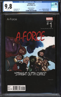 A-Force (2016) #1 Hip Hop Variant CGC 9.8 NM/MT