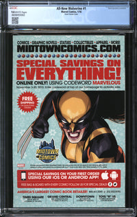 All-New Wolverine (2016) #1 Hip Hop Variant CGC 9.8 NM/MT