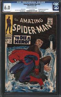 Amazing Spider-Man (1963) # 52 CGC 6.0 FN