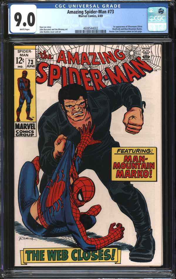 Amazing Spider-Man (1963) # 73 CGC 9.0 VF/NM