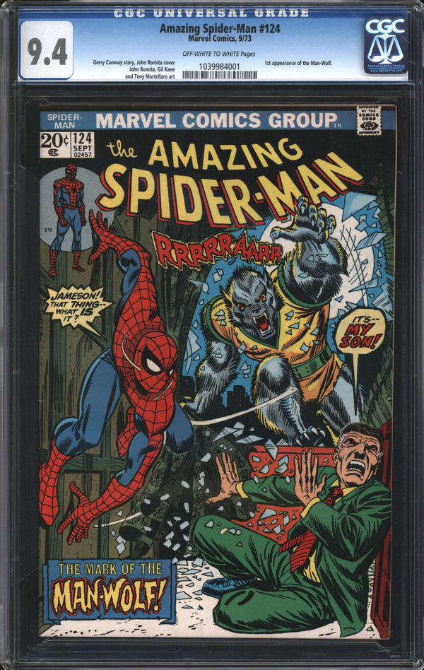 Amazing Spider-Man (1963) #124 CGC 9.4 NM