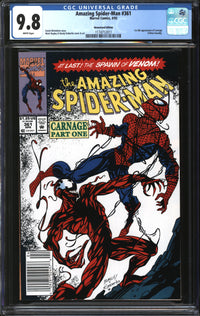 Amazing Spider-Man (1963) #361 Newsstand Edition CGC 9.8 NM/MT