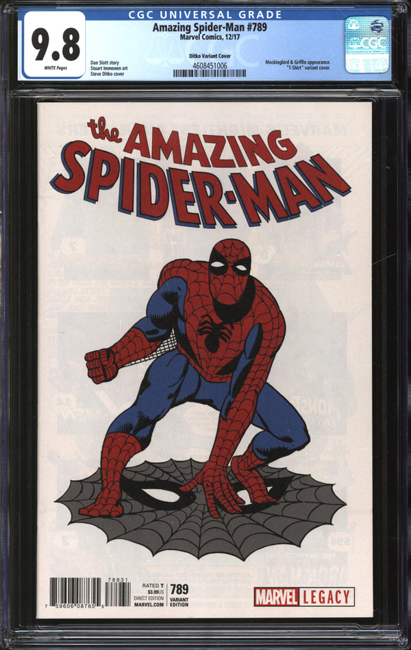 Amazing Spider-Man (2017) #789 Steve Ditko Variant CGC 9.8 NM/MT