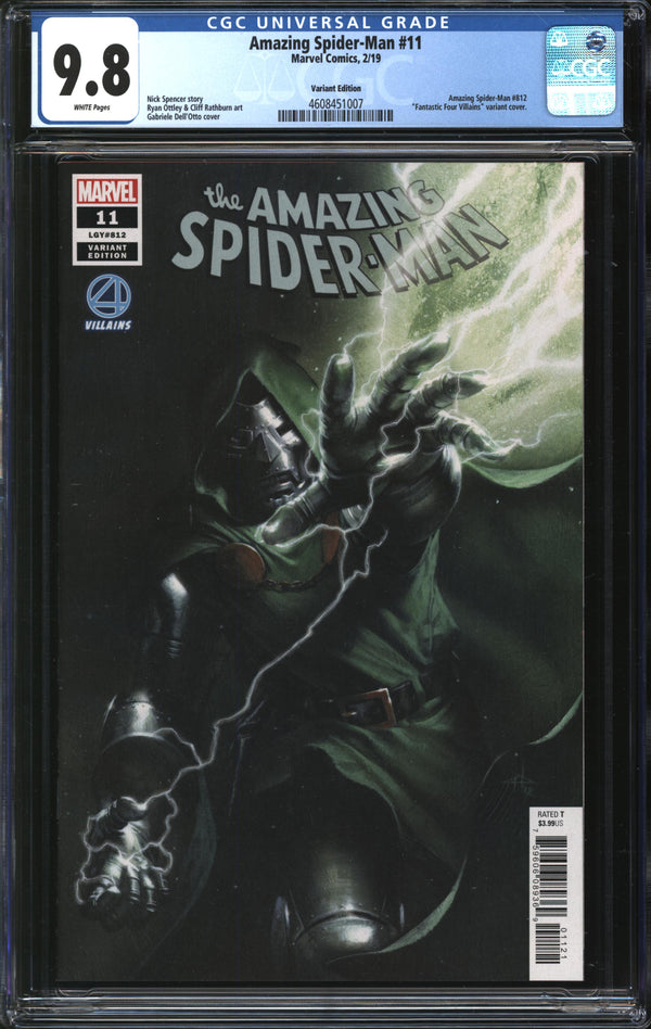 Amazing Spider-Man (2018) #11 Gabriele Dell'Otto Variant CGC 9.8 NM/MT