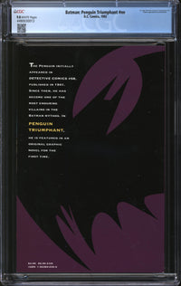 Batman: Penguin Triumphant (1992) #1 CGC 9.8 NM/MT