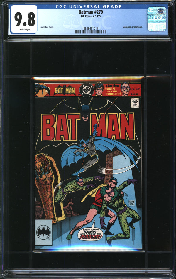 Batman (1940) #279 1995 Monogram Promotional CGC 9.8 NM/MT