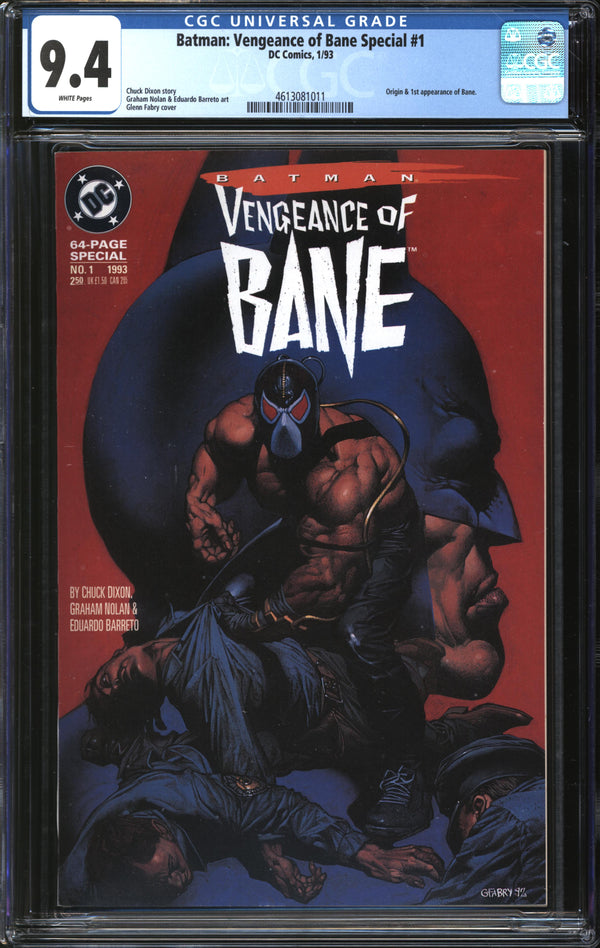 Batman: Vengeance Of Bane Special (1993) #1 CGC 9.4 NM