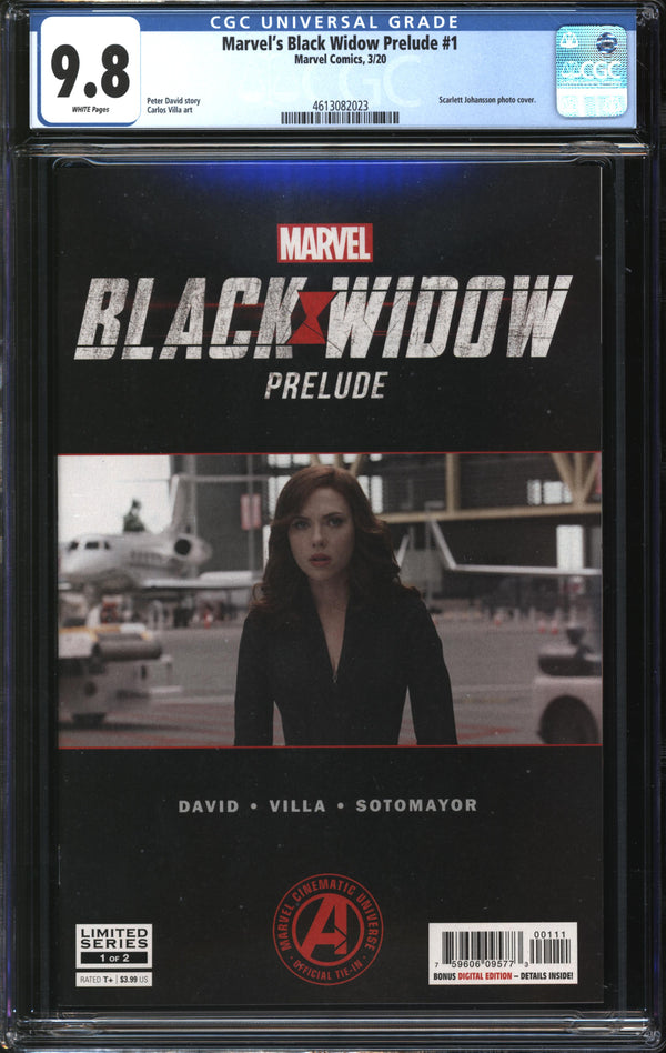 Marvel's Black Widow Prelude (2020) #1 CGC 9.8 NM/MT