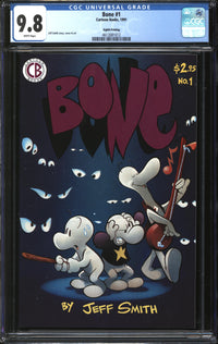 Bone (1991) # 1 Eighth Printing CGC 9.8 NM/MT