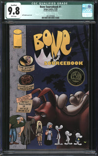 Bone Sourcebook (1995) #1 San Diego Comic Con Limited Edition CGC Qualified 9.8 NM/MT