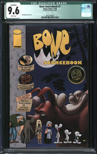 Bone Sourcebook (1995) #1 San Diego Comic Con Limited Edition CGC Qualified 9.6 NM+