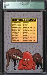 Bone Sourcebook (1995) #1 San Diego Comic Con Limited Edition CGC Qualified 9.6 NM+