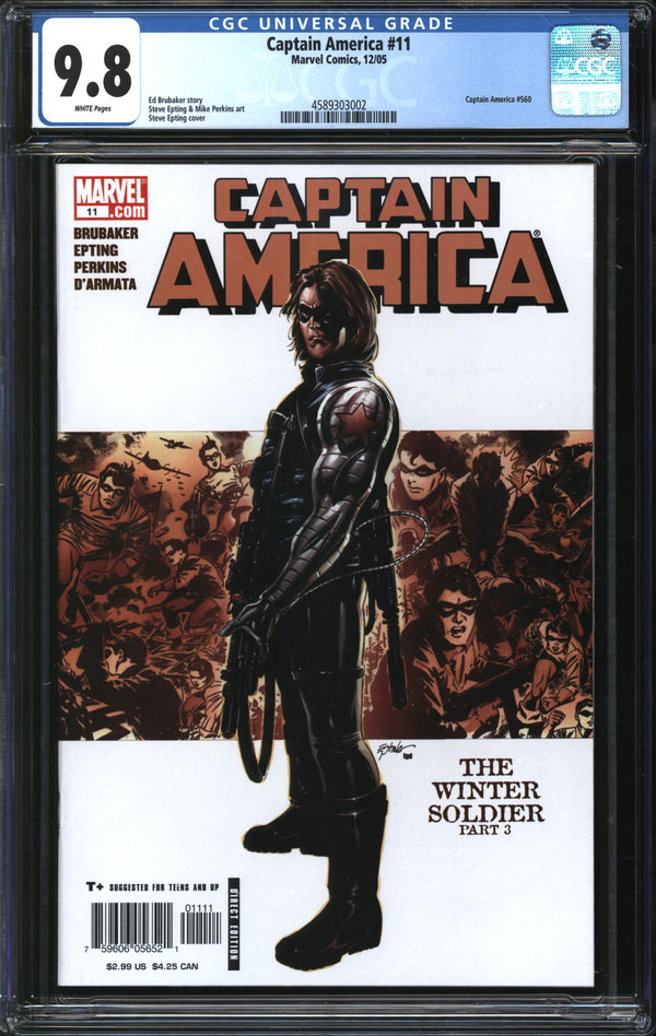 Captain America (2005) #11 CGC 9.8 NM/MT