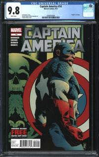 Captain America (2011) #14 CGC 9.8 NM/MT
