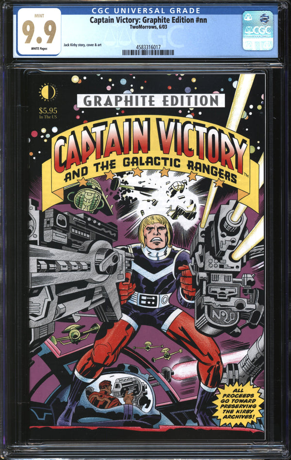 Captain Victory: Graphite Edition (2003) #1 CGC 9.9 MINT
