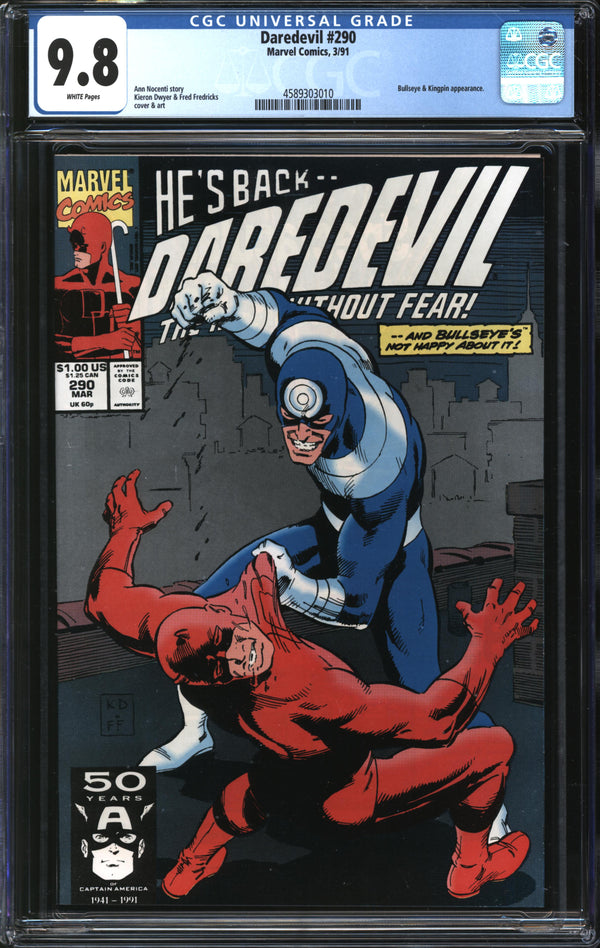 Daredevil (1964) #290 CGC 9.8 NM/MT