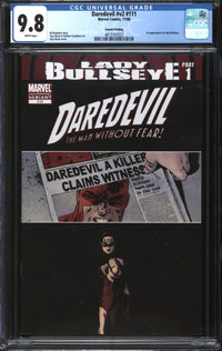 Daredevil (1998) #111 Second Printing CGC 9.8 NM/MT