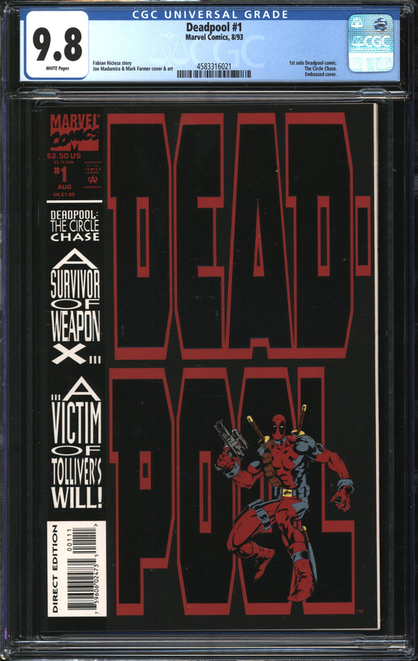 Deadpool (1993) #1 CGC 9.8 NM/MT
