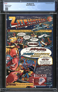 Deadpool (1993) #1 CGC 9.8 NM/MT