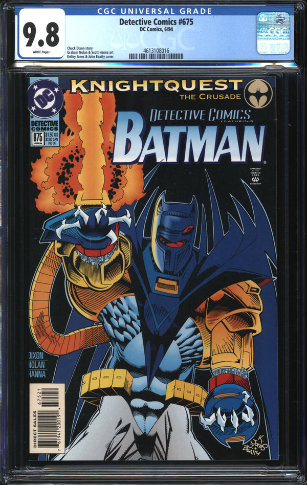 Detective Comics (1937) #675 CGC 9.8 NM/MT
