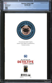 Detective Comics (2016) #1000 Adam Hughes Virgin Edition CGC 9.9 MINT