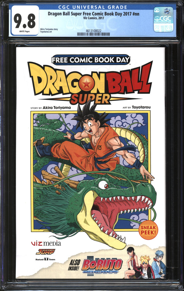 Dragon Ball Super Free Comic Book Day (2017) #1 CGC 9.8 NM/MT