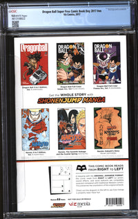 Dragon Ball Super Free Comic Book Day (2017) #1 CGC 9.8 NM/MT